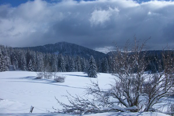 Yourte sous la neige - © février 2012 - N. Bournez