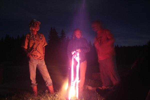 Soirée pleine lune à la Vieille Landoz - &copy; août 2011 - P.M. Aubertel