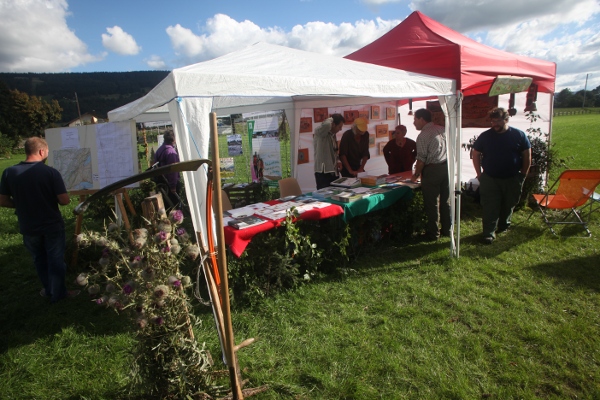 Stand à la Journée de l'Alpage au Sentier - © août 2014 - P.M. Aubertel